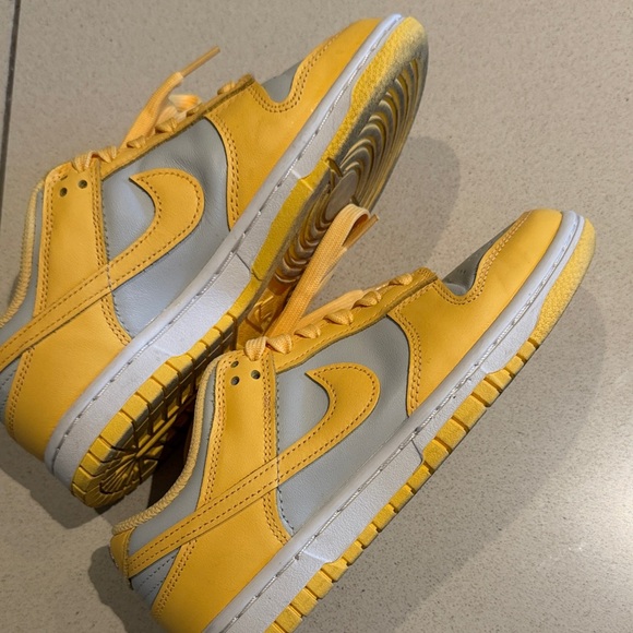 Nike Kids Bright Yellow and Light Gray Sneakers - Picture 6 of 6